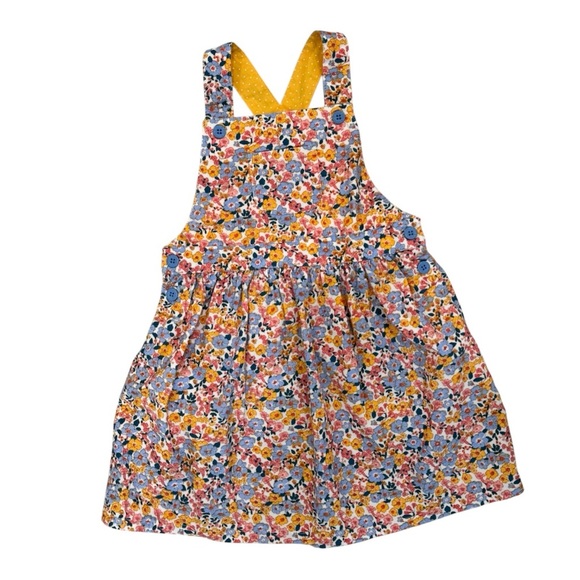 Jojo Maman Bebe Toddler Floral Romper Overall Dress - Picture 1 of 7